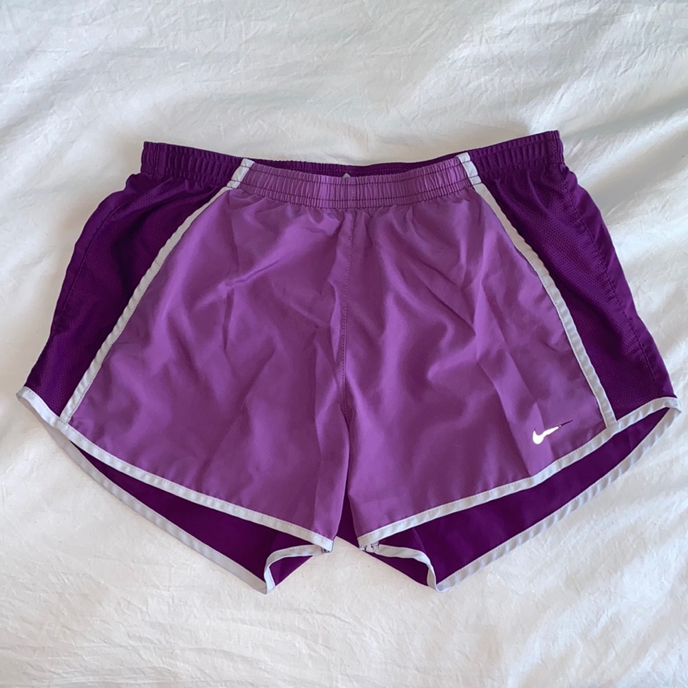 Purple Nike Running Shorts